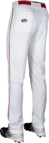 Rawlings Calças de beisebol masculinas semi-relaxadas