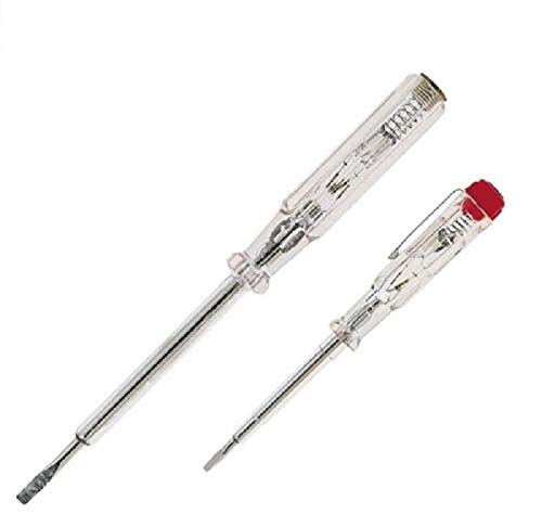K M Electronics® 1 Small & 1 Large NEON Voltage Mains Tester Electricians Electrical Screwdrivers