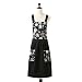 SSB Grembiule da donna vintage in morbido cotone lino Pinafore, grembiule floreale rurale con tasche, grembiule da cucina per la cottura del giardinaggio pulizia pittura C 94 x 85 cm