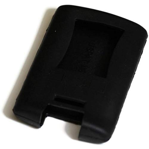 Black Silicone Key Fob Cover Case Smart Remote Pouches Protection Key Chain Fits: Corvette C6 C7 08-13