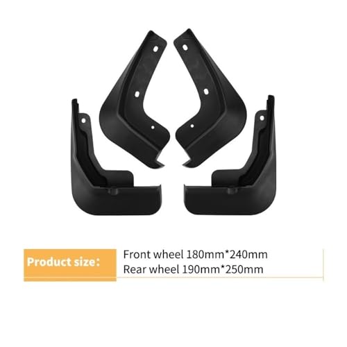 Guardabarros salpicaderos para Chery Arrizo 6 GT 2025: accesorios de protección de coche 3
