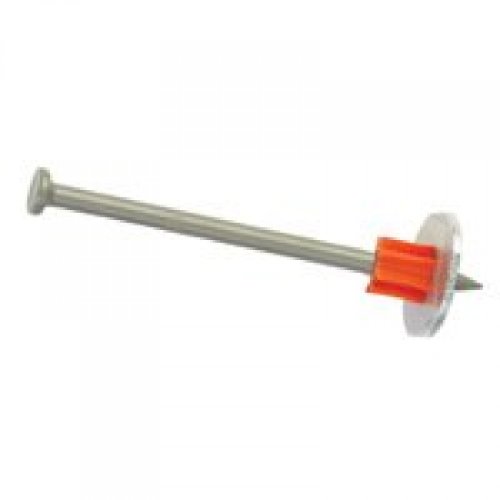 Ramset Powder Fastening Systems 1524SDE 3-Inch Washer Pins with Ramguard,100 Pack