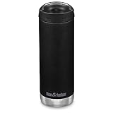 KleanKanteen Herren TKWide VI Trinkflasche, Black, One Size