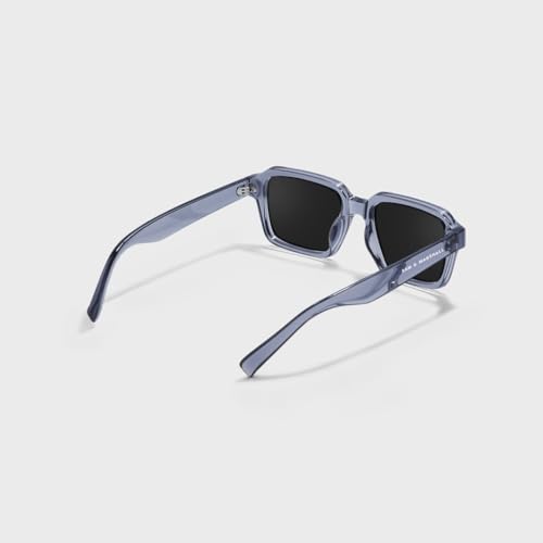 Image of SAM AND MARSHALL TROY Sunglasses I 400UV Protection I Rectangle Shape Sunglass I Men & Women