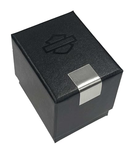 Harley-Davidson Men's Willie G Skull Beveled Edge Ring, Stainless Steel3