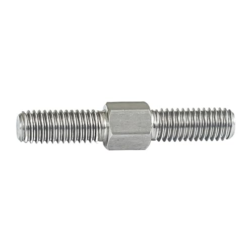 Tige filetée double M6 en acier inoxydable 304 robuste avec pas de vis inversés