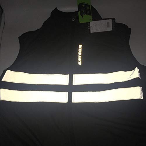 image for MLSice Reflective Cycling Vest Sleeveless Jacket, Windproof Shirt MTB 