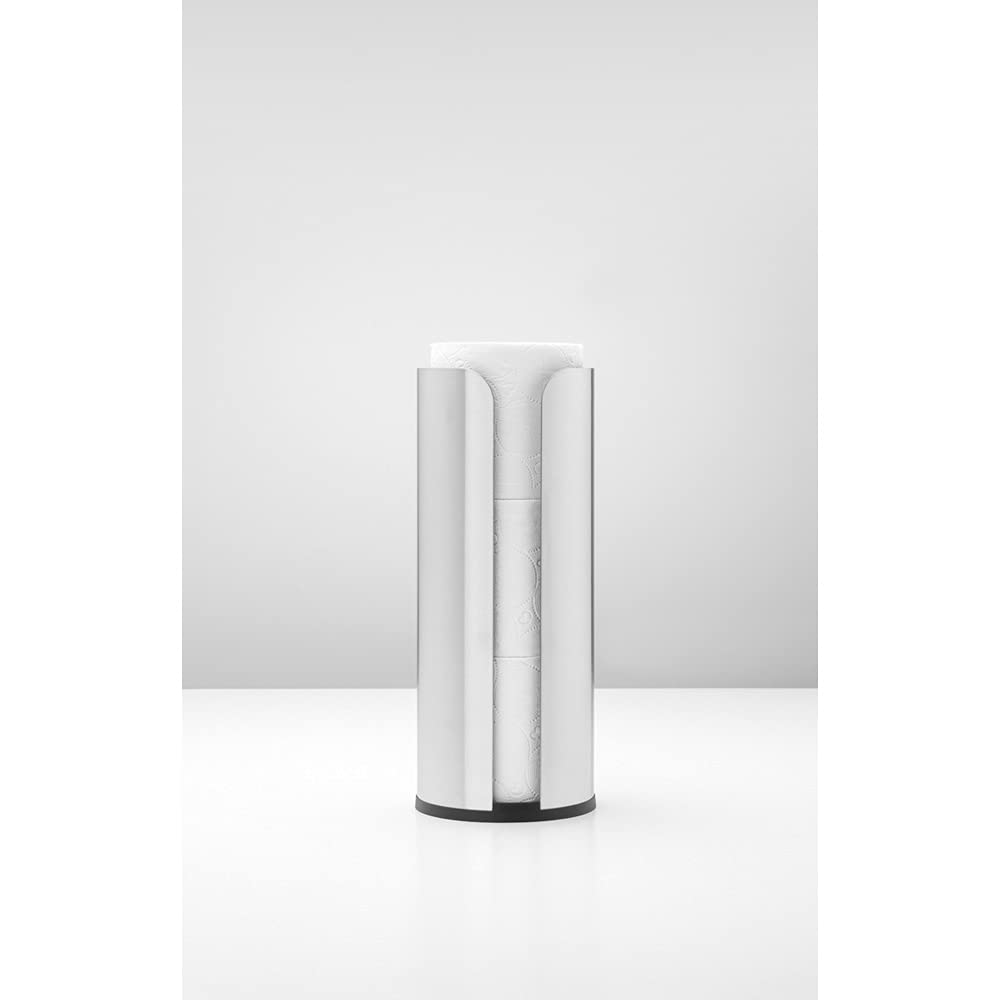 Brabantia 280566 ReNew Collection Distributeur de papier hygiénique, Matt Steel