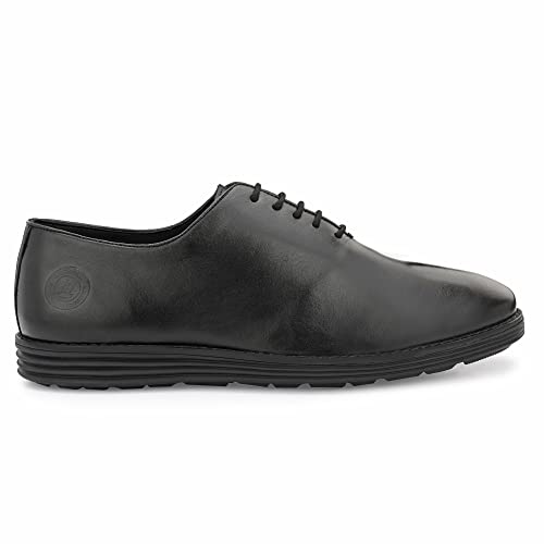 Image of Legwork Men's Leather Wholecut Oxford 2.0 Shoes for Men and Boys
