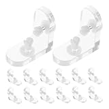 brackets transparentes cuanto cuestan Instalación: con un diseño de clip, estos soportes son fáciles de instalar sin la necesidad de herramientas adicionales, lo que tiempo y , soporte de esquina en forma de l, soportes de estante de esquina