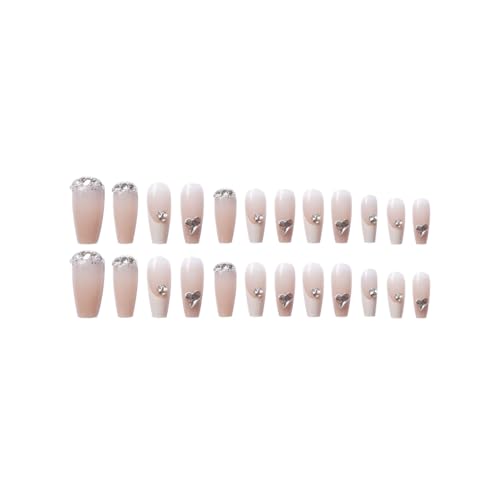 prendre ネイルチップ 24枚セット セルフネイル パーツ ショート ロング デザインチップ ジェルネイル ニュアンスネイル ネイル チップ プチプラ 簡単 かわいい (Z644) PR-NAIL24CHIP06-Z644
