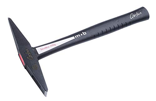 MOB Outillage 0430400701 Marteau à Piquer Les Soudures 400G Carbon, Noir