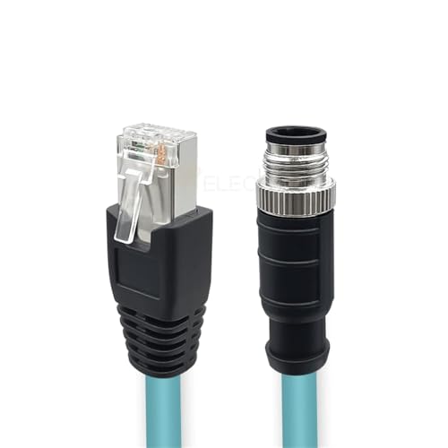Cable Ethernet Industrial Cat7 M12 A-Code 1 m miniatura 5