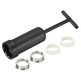 Utilisez l'outil de retrait pour enlever le raccord qui fixe l'abat-jour, puis vous pouvez retirer l'ancienne bague de la douille et la remplacer par une nouvelle.