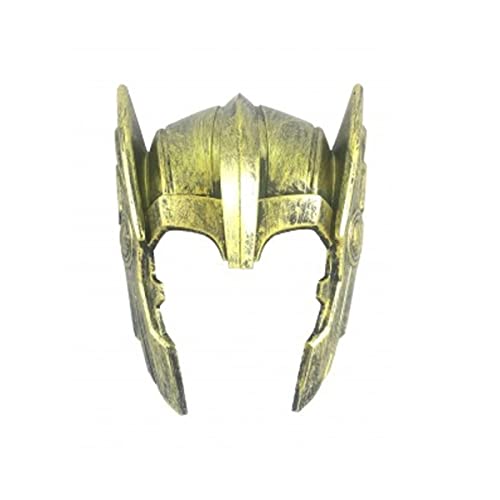 Mascara Martelo do Thor pra Fantasia Super Heróis (Mascara do Thor Dourada)