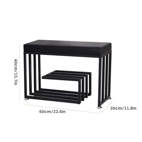 Banc ottoman compact pour optimiser les entrées étroites - 3