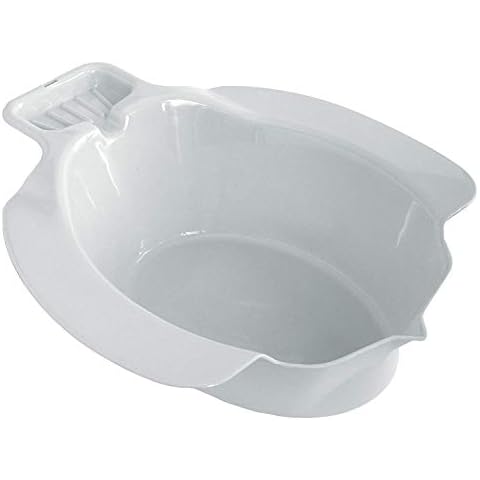CareLiv Sitzbad aus Kunststoff, weiß - SV Sitzbad Bidet Einsatz Toiletteneinsatz Sitzbadewanne Cover