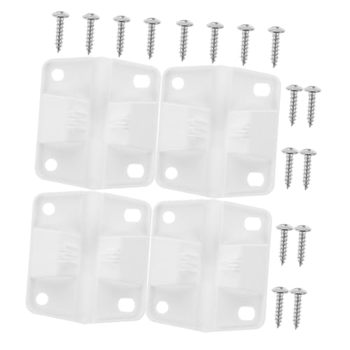 Mikikit 4 juegos Kit Bisagras para Cooler con Tornillos Repuestos Resistentes y Duraderos Compatible con Varios para Reparación y Montaje Fácil Refrigeración