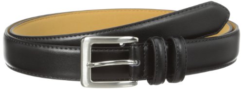 Status Men's Big Top Grain Italian Leather Belt, Black, 46