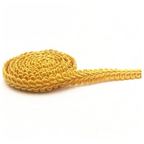 Pmnzdy Cinta de encaje de 5 m para costura, ciempiés, trenzada, 8 mm, cinta de encaje floral, cinta decorativa, cinta decorativa, cinta para bodas, fiestas, disfraces, manualidades, manualidades