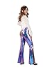 Nawgut Sequin Flare Pants Sparkly Glitter High Wai... #1