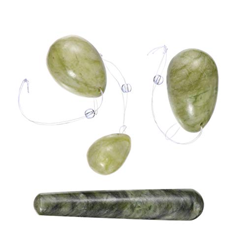 EXCEART 4 Peças de Jade Massageador Rolo Gua Sha Massagem Varinha Jade Ferramenta Gua Sha para Corpo