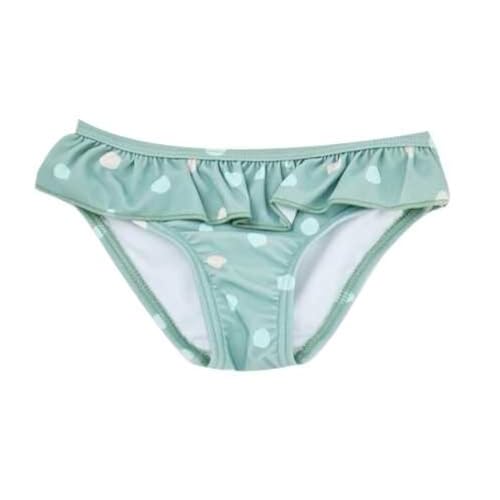 Bañador marca BTBOX. Modelo BRAGUITA BIKINI BTBOX UPF50+ LUNARES VERDE 2-3 años