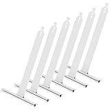 QWORK® 6 Stück Rolladen Aufhängefeder 100x150mm - Hochwertiger Federstahl, Kunststoffbeschichtet, Spezieller Rostschutz