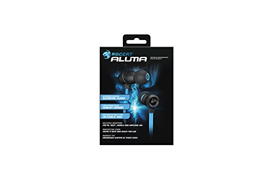 Aluma Cuffie Auricolari Ad Alta Prestazione, Nero, Blu - Cuffia gaming - Immagine 3