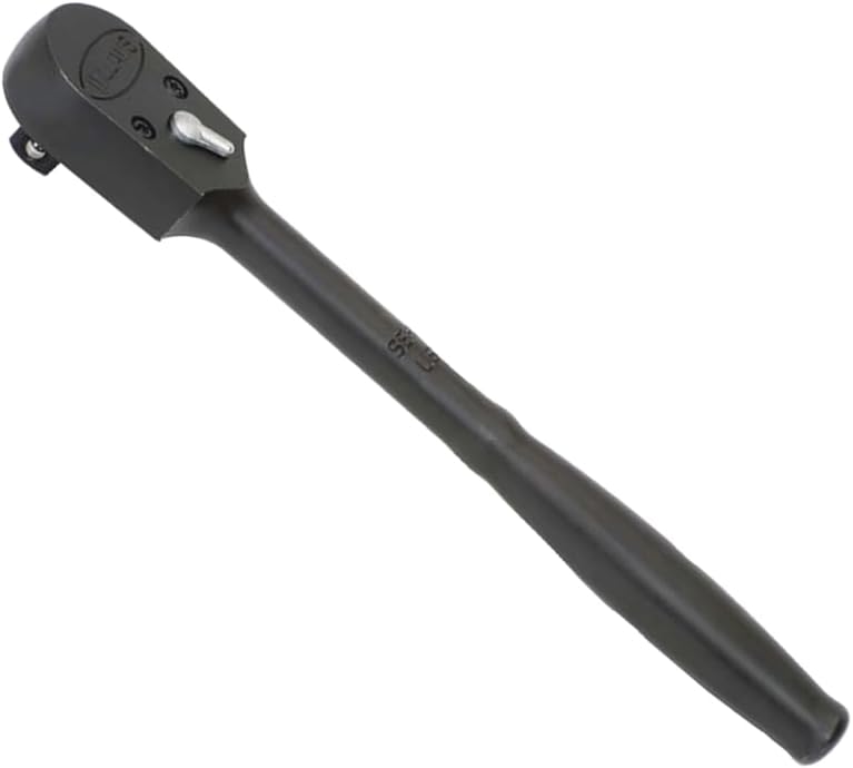Williams JHWSB-52EHA 1/2-Inch Drive Enclosed Head Ratchet with Black Industrial Finish, Single Pawl Ratchet Design, 36 Tooth Gear Engagement - 10-1/4 Inches