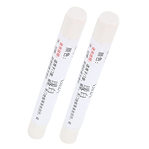 2 szt. Farba do Mebli Naprawa Podłóg Kredka Długopis Quick Wax Patch Retusz Kredki do Materiału Drewniane Dziurki Naprawa Lakieru do Mebli Kredka Naprawa Mebli Kredki Kompozyt