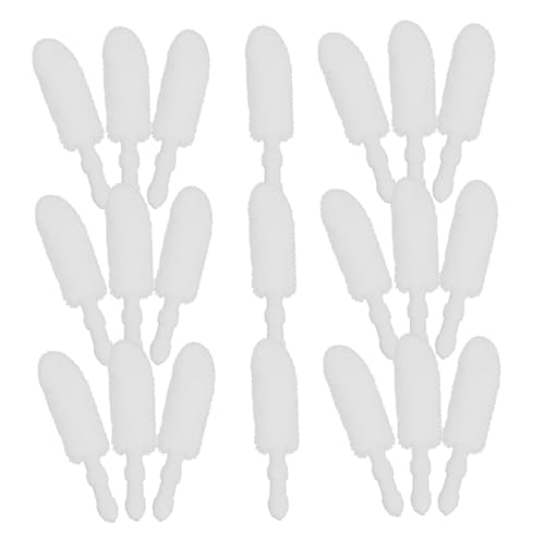 FRCOLOR 500pcs Disposable Lip Brush Heads Replacement Flocking Lipstick Brush for Lipstick Lip Gloss Makeup Applicator