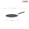 Vinod Cookware Hard Anodized Cooking Griddle (Tawa) - Anodized Aluminum Griddle Pan - Non Stick Pan with Anti Scratch Surface - (Black) - (11 IN / 28 CM) #1
