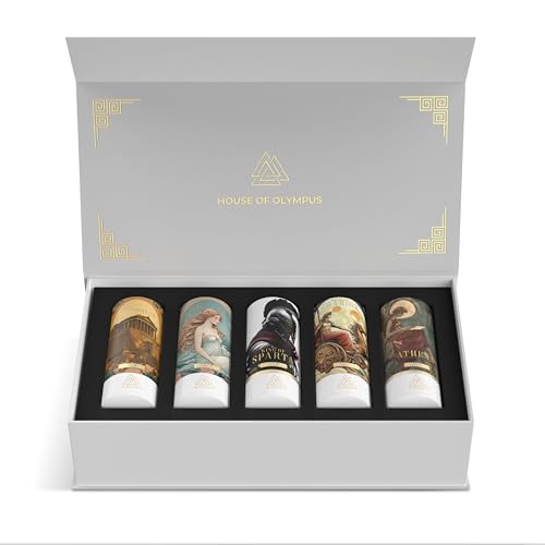 Car Air Freshener Gift Set | 100% Natural Essential Oils | Luxury Car Scent by House of Olympus | Made in USA