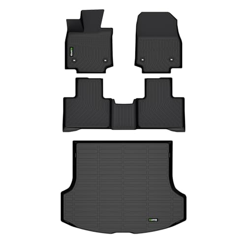 HAFIDI All Weather Car Floor Mats & Cargo Liner for 2023 2024 2025 2026 RX /RX350 /RX350h /RX500h (NOT for RX450h+ PHEV) Custom Fit Full Set Accessories - Black