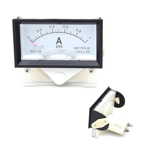 Ampèremètre analogique CC 10A avec cadran 85C17 haute précision et aiguille stable