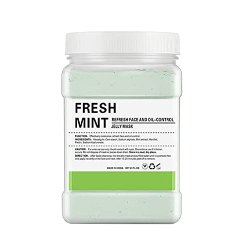 Jelly Mask For Facials Face Powder Brightening Whitening Moisturizing Softening Skin Care Soothes Irritated Creates Vacuum Elastic Soft Film Leaves Supple Refreshed Glowy