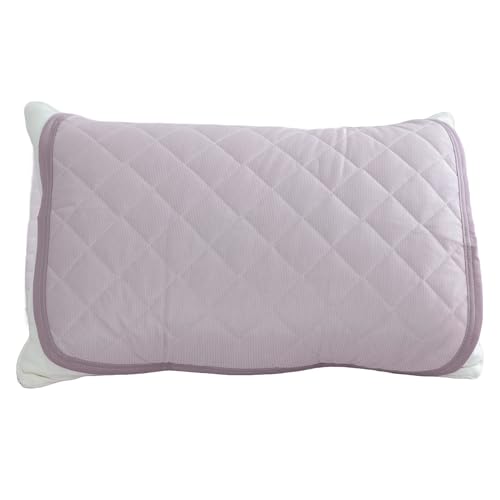 supisupi 枕パッド リバーシブル 冷感 45×55cm 【2枚セット】 低反発枕対応 接触冷感 吸水速乾 ワッフル生地 まくらパッド 枕パット A732 レギュラータイプ スモーキーピンク