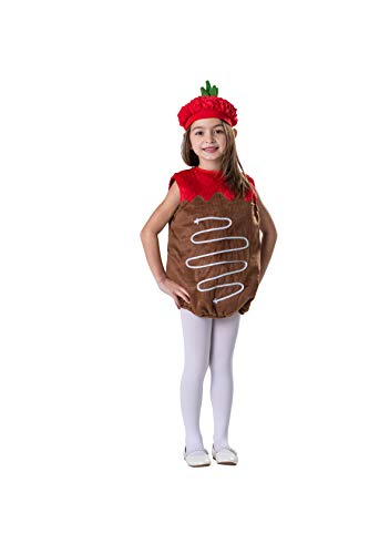 Disfraz Fresa Cubierta de Chocolate para Bebés 4-6 Años miniatura 2