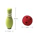 Toddmomy 7pcs Bowling Play Mini Indoor Sports Bowling Game for Toddlers for Home and Kindergarten Includes Bottles and Random Color