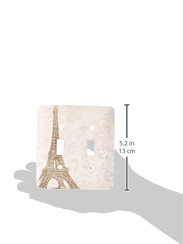 Interrupteur double Tour Eiffel pour illuminer votre salon style Paris