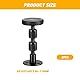 Riisoyu 4 Stück Anti Shake Bettrahmen, 84-110mm Verstellbarer Gewinde Bettrahmen Adjustable Bett Abstandhalter Wand Kopfteil Stopper Betten Stabilisator Nachttisch-Schüttel-Werkzeug für Schränke Sofas