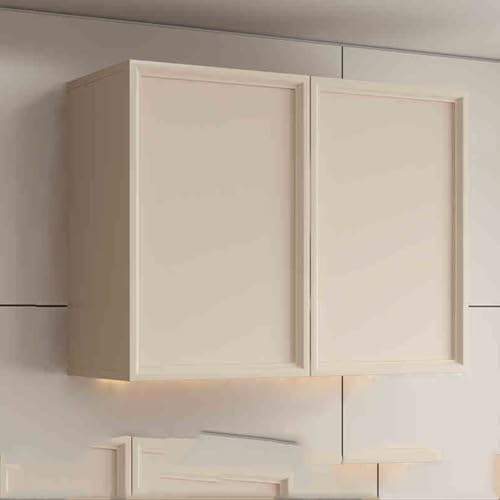 Chic Retro Wall Cabinet for Kitchen & Bathroom | Space-Saving Wall-Mounted Organizer | Stylish Hanging Storage for Restaurant & Balcony | Easy Access Design