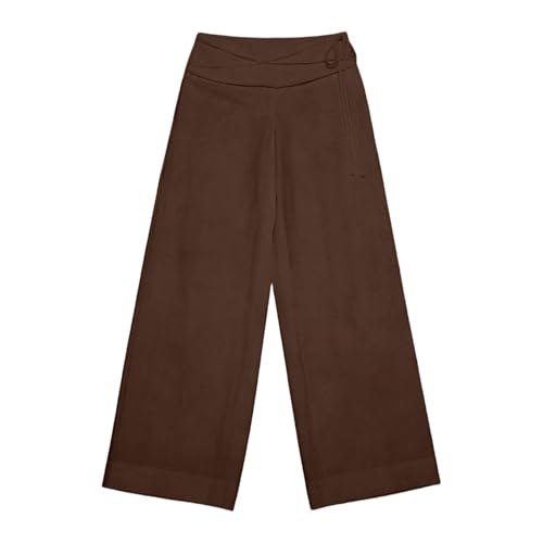 Pantalon décontracté doux à taille élastique ajustable