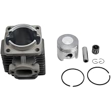40mm Cylinder Assembly with Piston Ring Rebuild Kit for 2-Stroke Chain Engine 43cc 47cc 49cc Engine pocket Mini Dirt Pit Bike ATV Quad