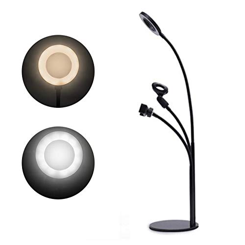 Iluminador Ring Light Kit Youtuber Usb Filmagem Microfone Celular