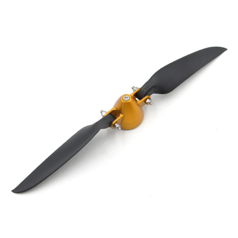 INLIMA Akcesoria do dronów Składane śmigło 8X6 9X6 10X8 11X6 Cal Składane śmigło Spinner ze stopu aluminium 3,0 3,17 4,0 mm Otwór do montażu silnika do szybowca RC (kolor: 10 x 8 (4,0 mm))