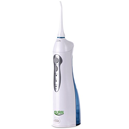 Gurin Professional Rechargeable Oral Irrigator Water Flosser with High Capacity Water Tank