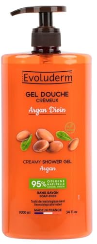 Evoluderm – Argan Oil & Shea Butter Creamy Shower Gel – 1L
