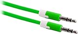 Uber Cabo de áudio de 3,5 mm, pacote com 4, blindagem dupla, sem ruído estático ou perda de sinal, ótimo cabo auxiliar para carro, leitor de MP3, smartphone, tablet, laptop, alto-falante portátil